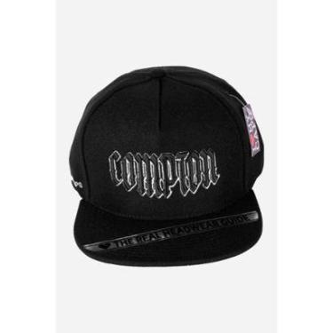 Imagem de Boné Aba Reta Collab I Love My Caps X Compton Preto-Unissex