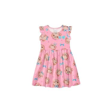 Imagem de Vestido Bebê Infantil Manga Curta Alakazoo Ref. 46600-Feminino