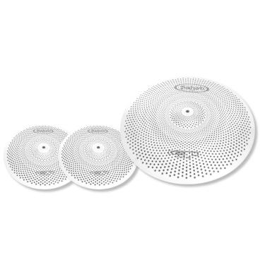 Imagem de Kit Pratos Hero Mute Par Chimbal 14 + Condução Ride 20