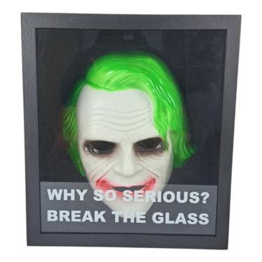 Imagem de Quadro Geek De Parede Coringa Batman Nostalgia Enfeite