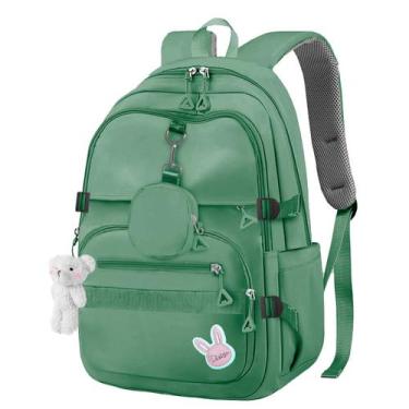 Imagem de Mochila Feminina Moderna Top Blogueira Escolar  Dia Dia Escola Faculda