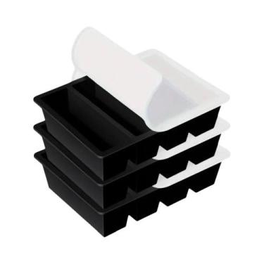 Imagem de Conjunto De Formas Retangulares Grandes Para Cubos De Gelo, Bandejas E