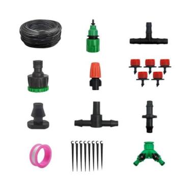 Imagem de Sistema De Irrigação Por Gotejamento Para Economia De Água, Kit De Reg