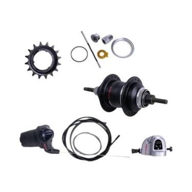 Imagem de Cubo De Câmbio Interno De 3 Velocidades SHIMANO NEXUS SG-3D55 Com Alav