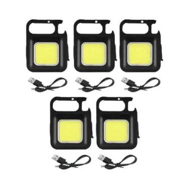 Imagem de Mini Lanterna LED Super Brilhante COB Com Chaveiro, Luz De Emergência 