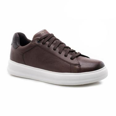 Imagem de Tênis Masculino Ferricelli Couro Macio Conforto Casual-Masculino