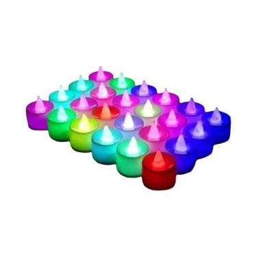 Imagem de Velas LED Românticas Sem Chama, Elétricas a Bateria Para Casamento, An