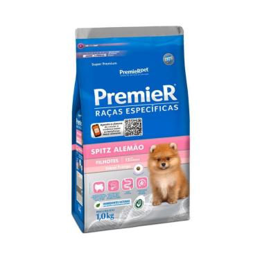 Imagem de Ração para Cães Raças Específicas Filhotes Spitz Alemão Premier Pet 1Kg