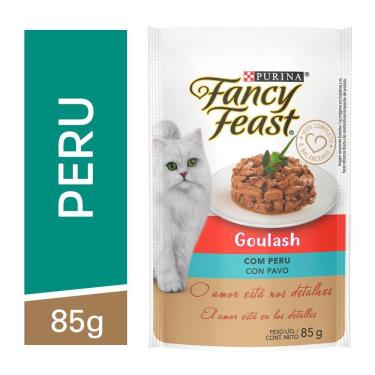 Imagem de Ração Úmida Fancy Feast Goulash Gatos Adultos Peru 85g