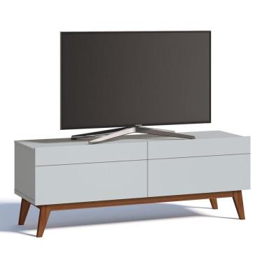 Imagem de Rack Classic 146cm 2 Gavetas Branco Acetinado Imcal