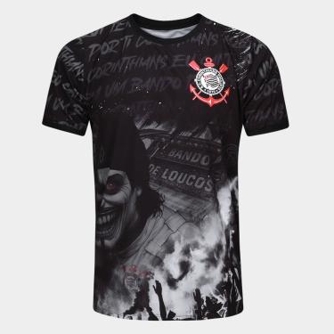 Imagem de Camiseta Corinthians Esportiva Quebrada Masculina-Masculino