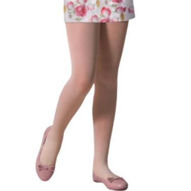 Imagem de Meia Calça Infantil Menina Fio 40 Selene, Rosa chá, EG