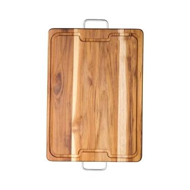 Imagem de Tábua Para Churrasco Grilazer Madeira Téca 38,5X28,55X2 Cm