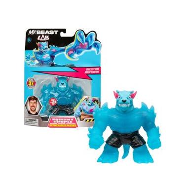 Imagem de Boneco Colecionável Elástico Goo Jit Zu MrBeast Lab - Pantera Hiper Carregada