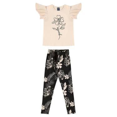 Imagem de Conjunto Floral Blusa Legging Bee Loop-Feminino