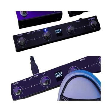 Imagem de Controlador MIDI Sem Fio Chocolate plus Com 4 Botões, Pedal De Control