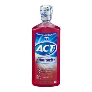 Imagem de Enxaguante bucal ACT Anticavity com flúor de canela 532 ml (pacote com