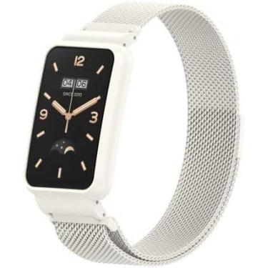 Imagem de Kit Pulseira magnética + CASE NSmart em aço inoxidável compatíveis com