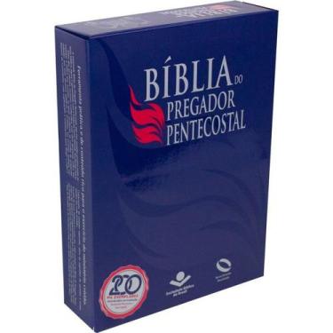 Imagem de Livro - Bíblia do Pregador Pentecostal NAA com índice | SBB | Bíblia d