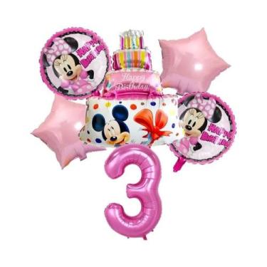 Imagem de Conjunto De Balões Mickey E Minnie Para Menina E Menino, Decoração De 
