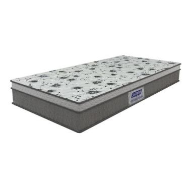 Imagem de Colchão Gazin Misto Stone 21x188x88 Até 150kg Natural Cinza Branco