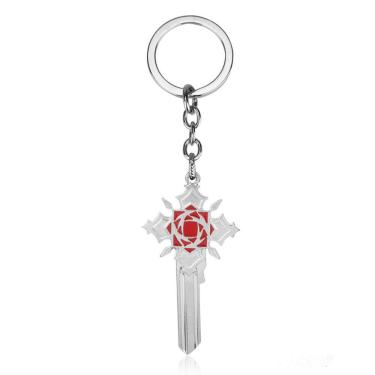 Imagem de Chaveiro Vampire Knight Rose Emblem, acessório para fãs de anime