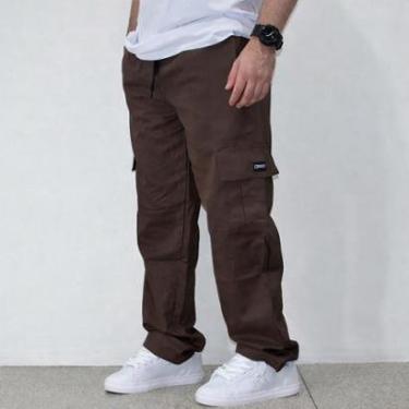 Imagem de Calça Brack Cargo Baggy Marrom-Unissex