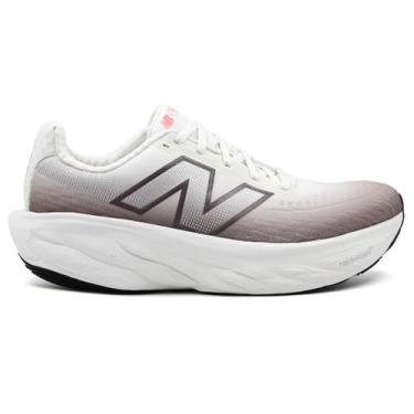 Imagem de Tênis New Balance Fresh Foam X 1080V14 Masculino, Branco, Marrom, 42