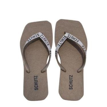 Imagem de Chinelo Schutz Com Brilho Verde-Feminino