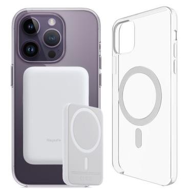 Imagem de Power Bank Carregador Portátil 5000mAh iPhone14, 14 Pro e Max com Capa