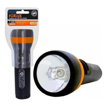 Imagem de Lanterna Abs Pilhas 01 Led Grande Foxlux Cor da lanterna Pre