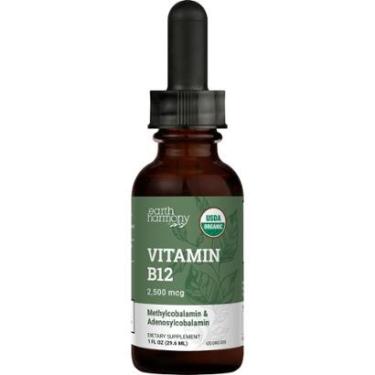 Imagem de Suplemento Earth Harmony Naturals Vitamina B12 2500mcg 30mL-Unissex
