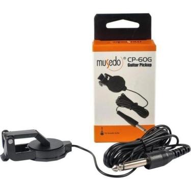 Imagem de Captador para Violão Cherub WCP-60G Piezo Elétrico Tipo Clip Compatível com Vários Inst...