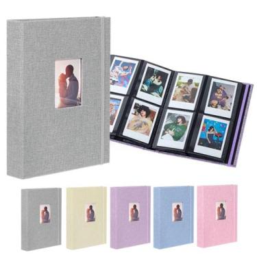 Imagem de Album para Fotos Instax Mini Impressora Mini Link 208 Fotos - Cinza - 