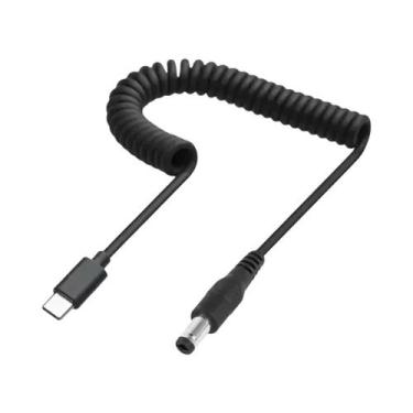 Imagem de Cabo De Alimentação USB C Para DC 12V 3A Com Entrada USB Tipo C PD Par
