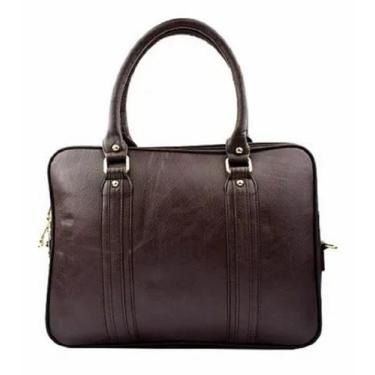 Imagem de Pasta Bolsa Executiva Feminina Suporte para Notebook - Fany, Café