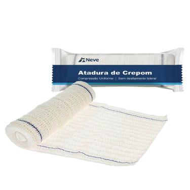 Imagem de Atadura de Crepom 13 fios/cm² 10cm x 1,8m - 6 unidades Neve