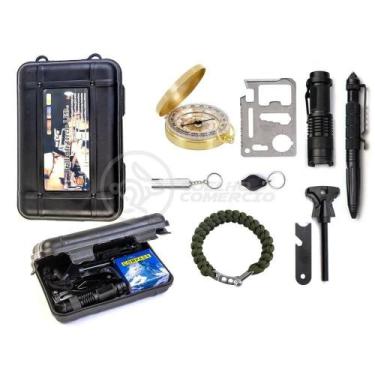 Imagem de Kit De Sobrevivência Brillante Torcia Led Para Atividades Camping Selv