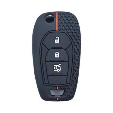 Imagem de Capa De Silicone Para Chave Remota Chevrolet Cruze Trax LS Spark Sonic