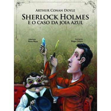 Imagem de Livro - Sherlock Holmes e o caso da jóia azul