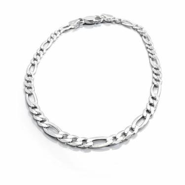 Imagem de Pulseira Masculina Italiana Prata 925 Modelo 3/1 23 Cm - Lojas La&Ny, 