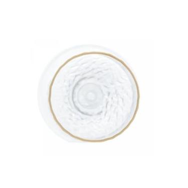Imagem de Taça de Vinho de Cristal Elegante com Fio de Ouro - Bisou Papier