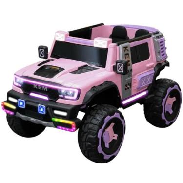 Imagem de Quadriciclo Elétrico Infantil Frente e Ré Kem 12v 4 Motores Carrinho M