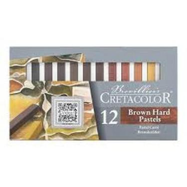 Imagem de Giz Pastel Seco Cretacolor Brown Hard 12 Cores