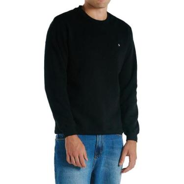 Imagem de Moletom Volcom Careca Single Stone WT24 Masculino Preto, GG, Preto