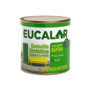 Imagem de Tinta Esmalte Alto Brilho Standard Eucalar Azul Del Rey 900ML para Madeira Metal Eucatex