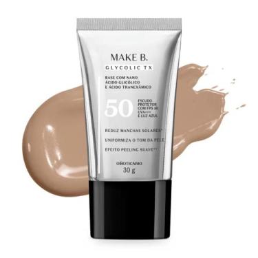 Imagem de Base Líquida Make B. Glycolic TX 30g - Maquiagem , Cor 120