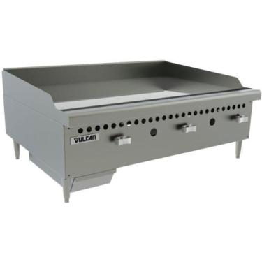 Imagem de Chapa a Gás VCRG36 3 Queimadores Alta Espessura 25,4mm 75000 BTUS Vulc