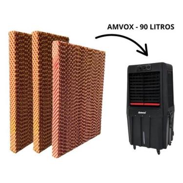 Imagem de Kit Colmeia Filtro Climatizador Portátil 90 Litros Amvox - Kit Placa E