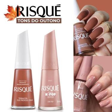 Imagem de Kit Esmaltes Risqué Tons Do Outono Esmaltes Atacado, 2 Cores